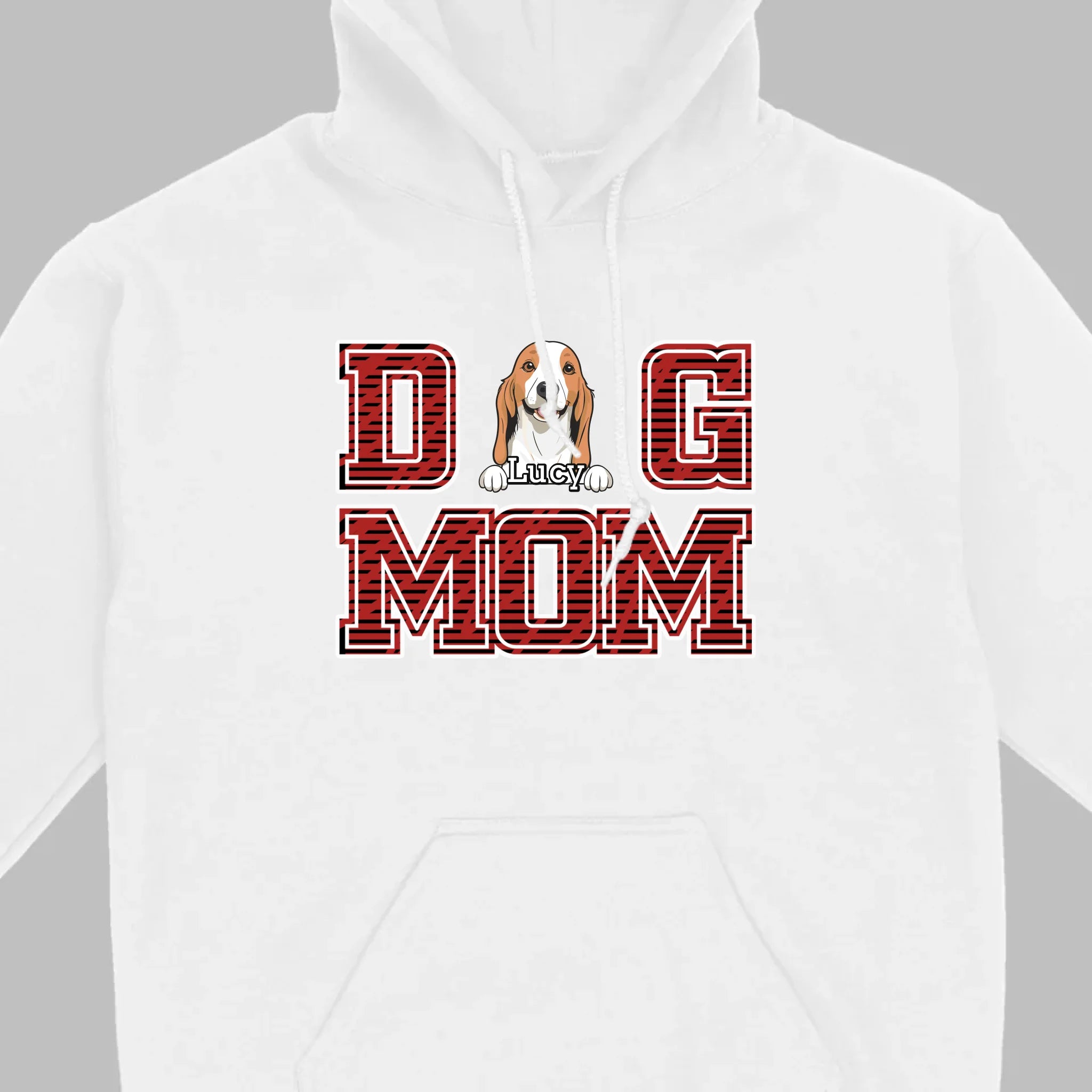 Custom Dog Mom T-Shirt – Personalized with Dog Icons & Names | 89Prints