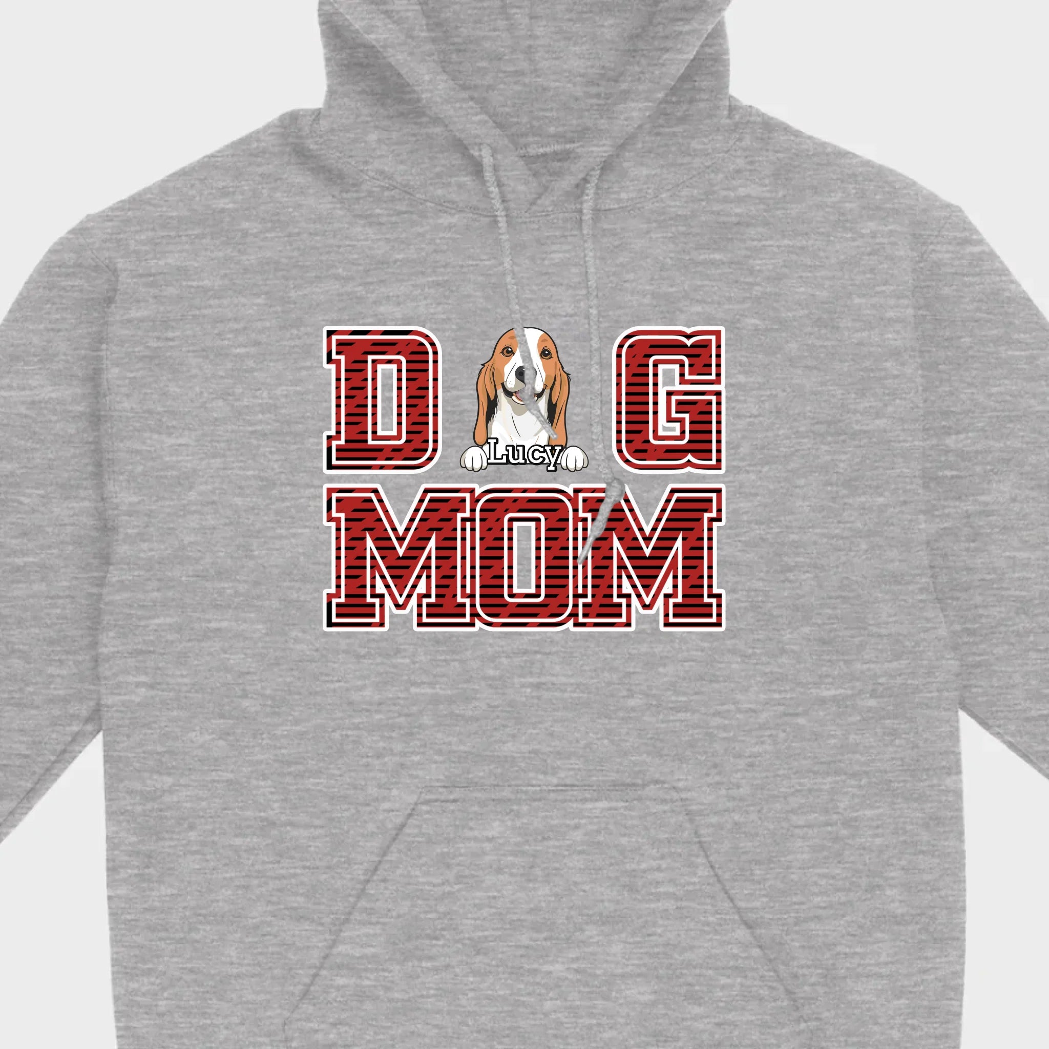Custom Dog Mom T-Shirt – Personalized with Dog Icons & Names | 89Prints