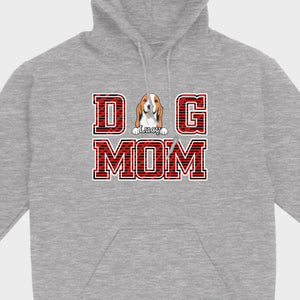 Custom Dog Mom T-Shirt – Personalized with Dog Icons & Names | 89Prints