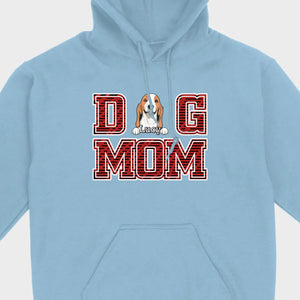 Custom Dog Mom T-Shirt – Personalized with Dog Icons & Names | 89Prints