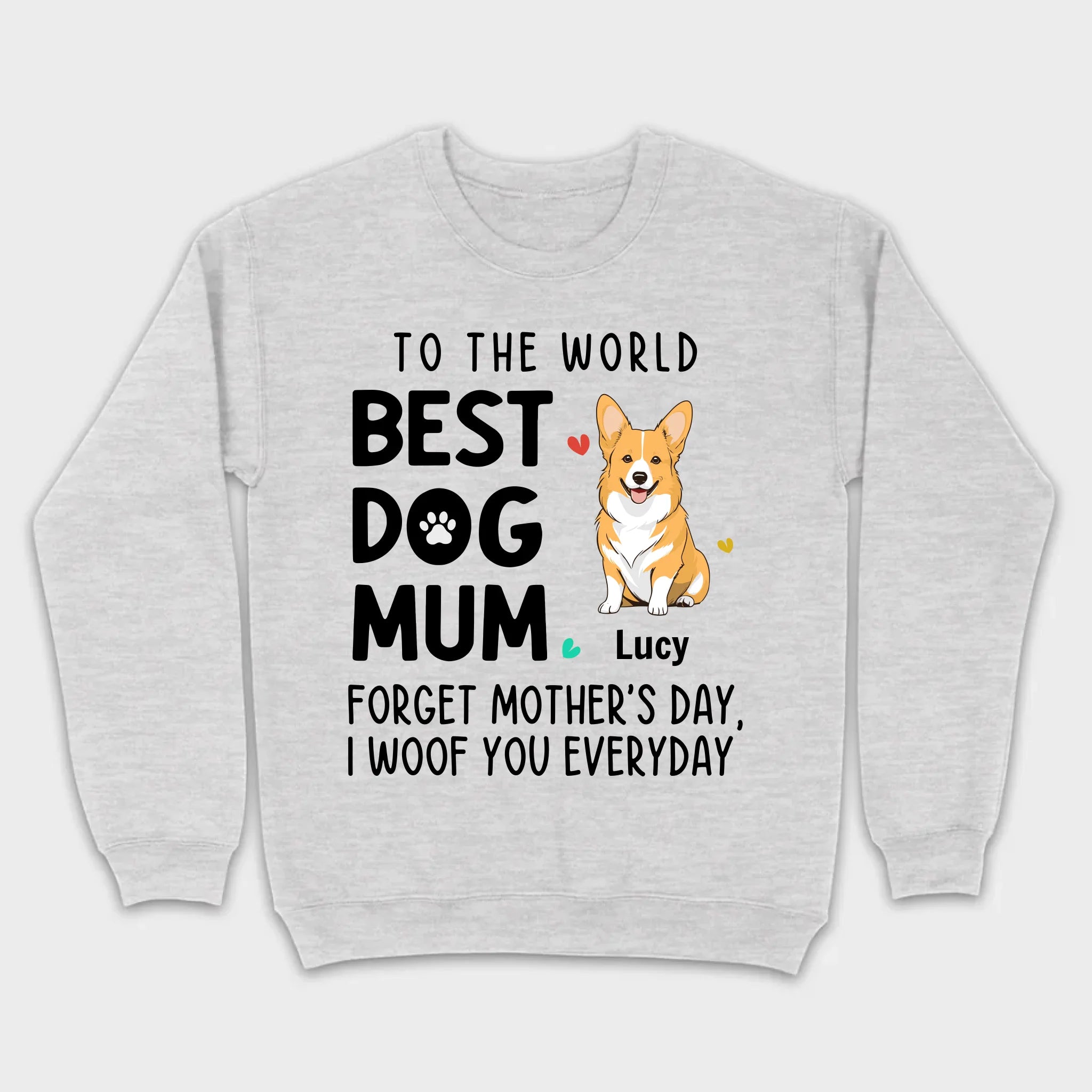 Best Dog Mum T-Shirt – Personalized Icons & Names for Dog Lovers | 89Prints