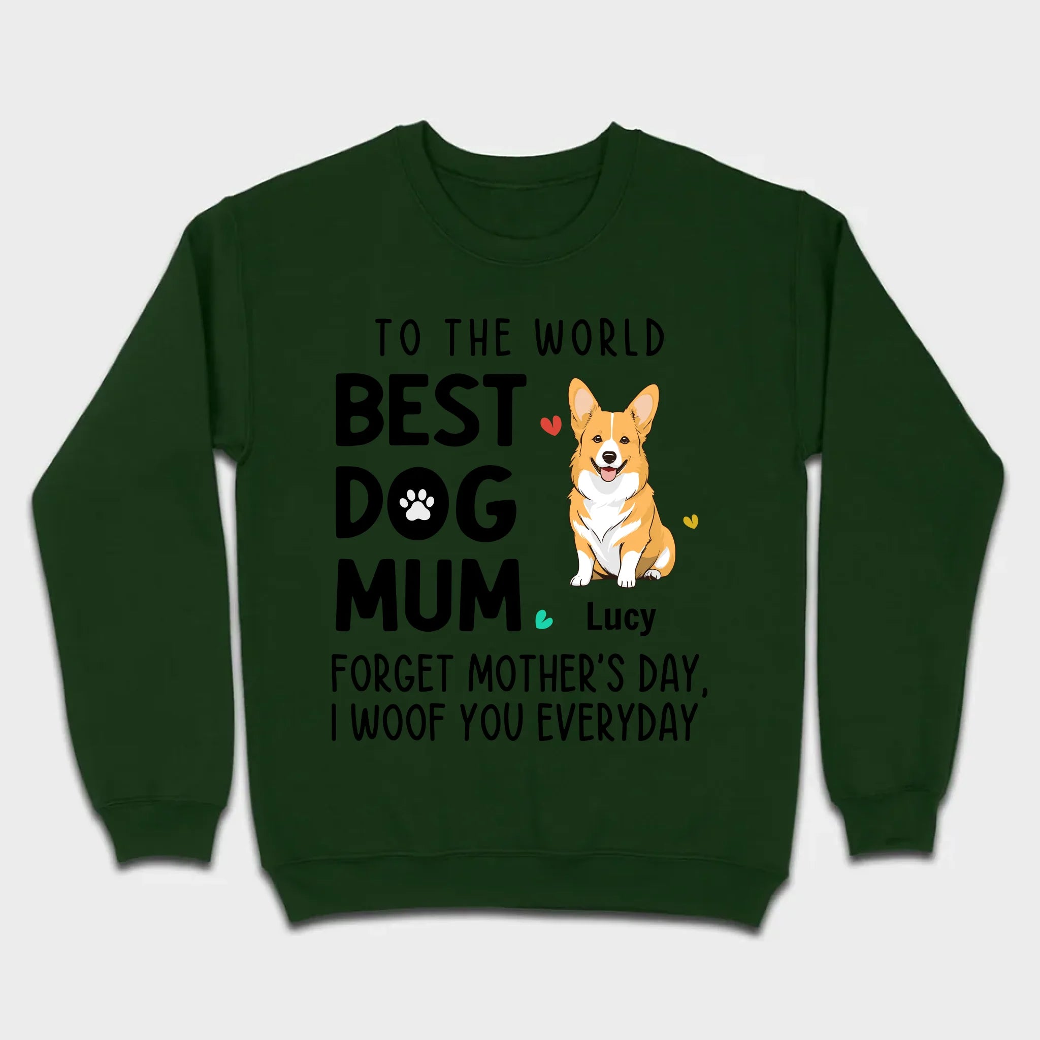 Best Dog Mum T-Shirt – Personalized Icons & Names for Dog Lovers | 89Prints