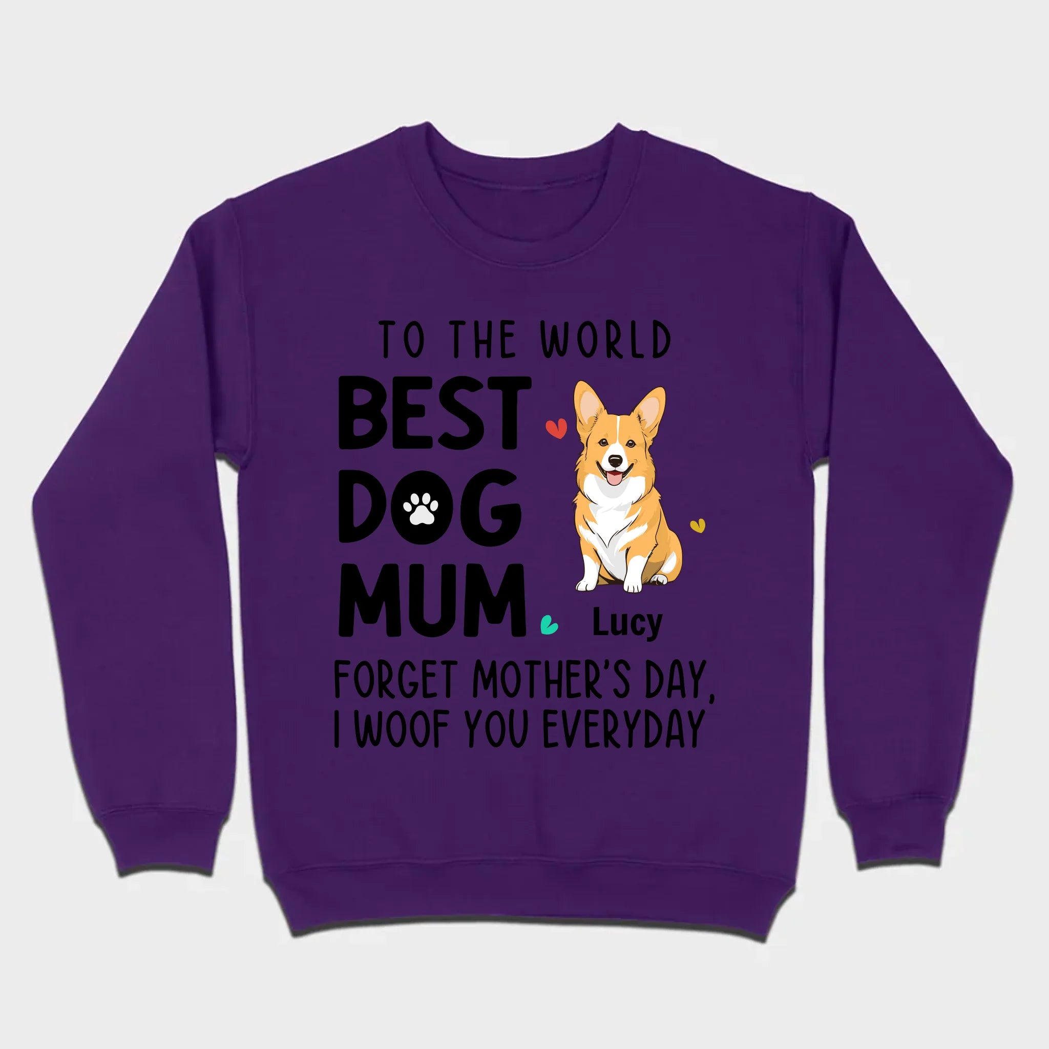 Best Dog Mum T-Shirt – Personalized Icons & Names for Dog Lovers | 89Prints