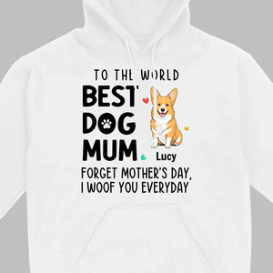 Best Dog Mum T-Shirt – Personalized Icons & Names for Dog Lovers | 89Prints