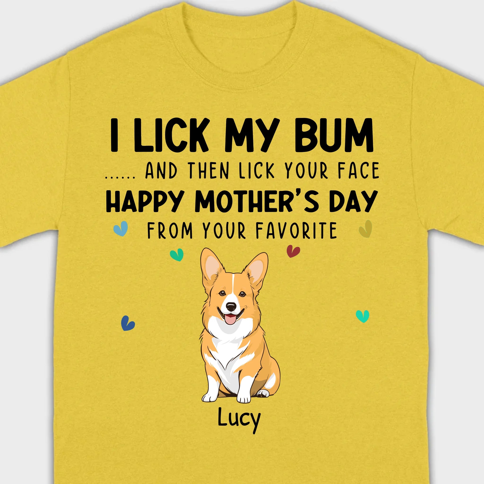 Custom Funny Dog T-Shirt for Mother’s Day – 89Prints Exclusive