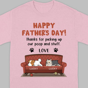 Custom Dog T-Shirt for Father’s Day – Add Dog Icons & Names – 89Prints