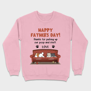 Custom Dog T-Shirt for Father’s Day – Add Dog Icons & Names – 89Prints