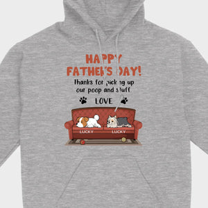 Custom Dog T-Shirt for Father’s Day – Add Dog Icons & Names – 89Prints