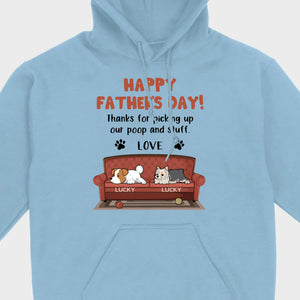Custom Dog T-Shirt for Father’s Day – Add Dog Icons & Names – 89Prints
