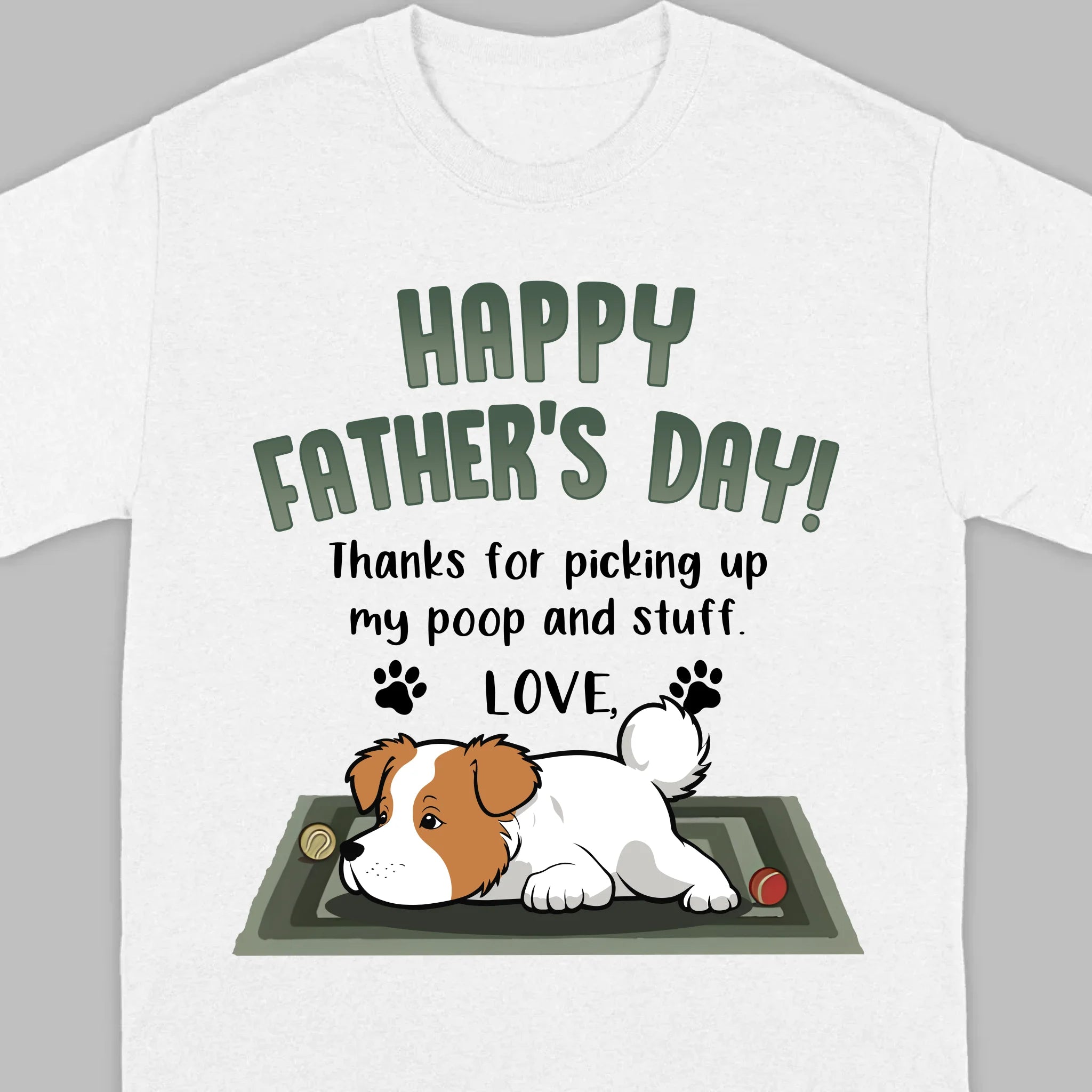 Custom Father’s Day Dog T-Shirt – Funny & Personalized Gift – 89Prints