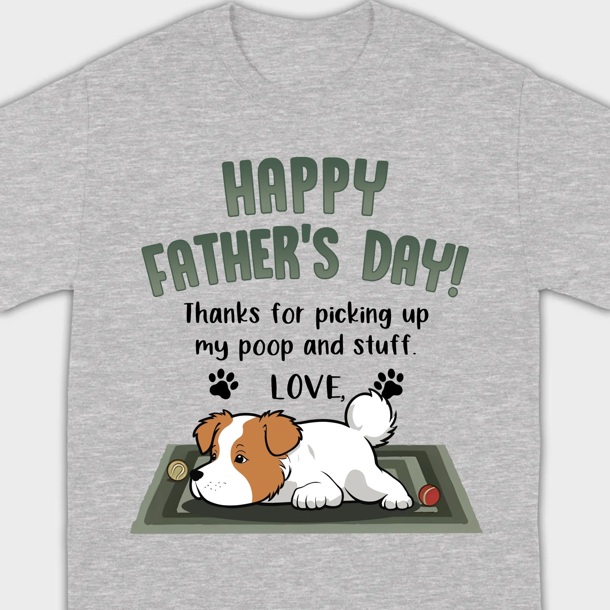 Custom Father’s Day Dog T-Shirt – Funny & Personalized Gift – 89Prints