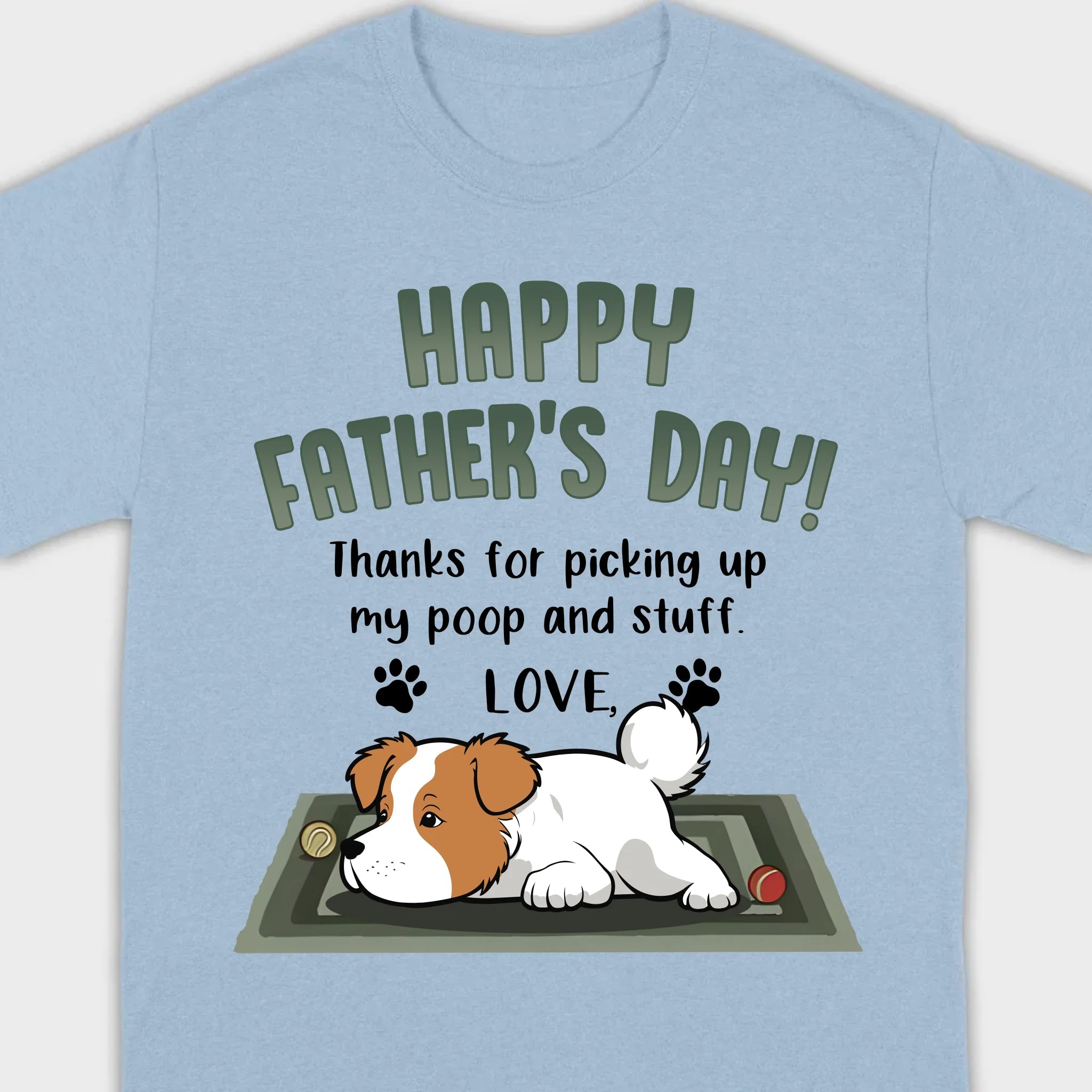 Custom Father’s Day Dog T-Shirt – Funny & Personalized Gift – 89Prints