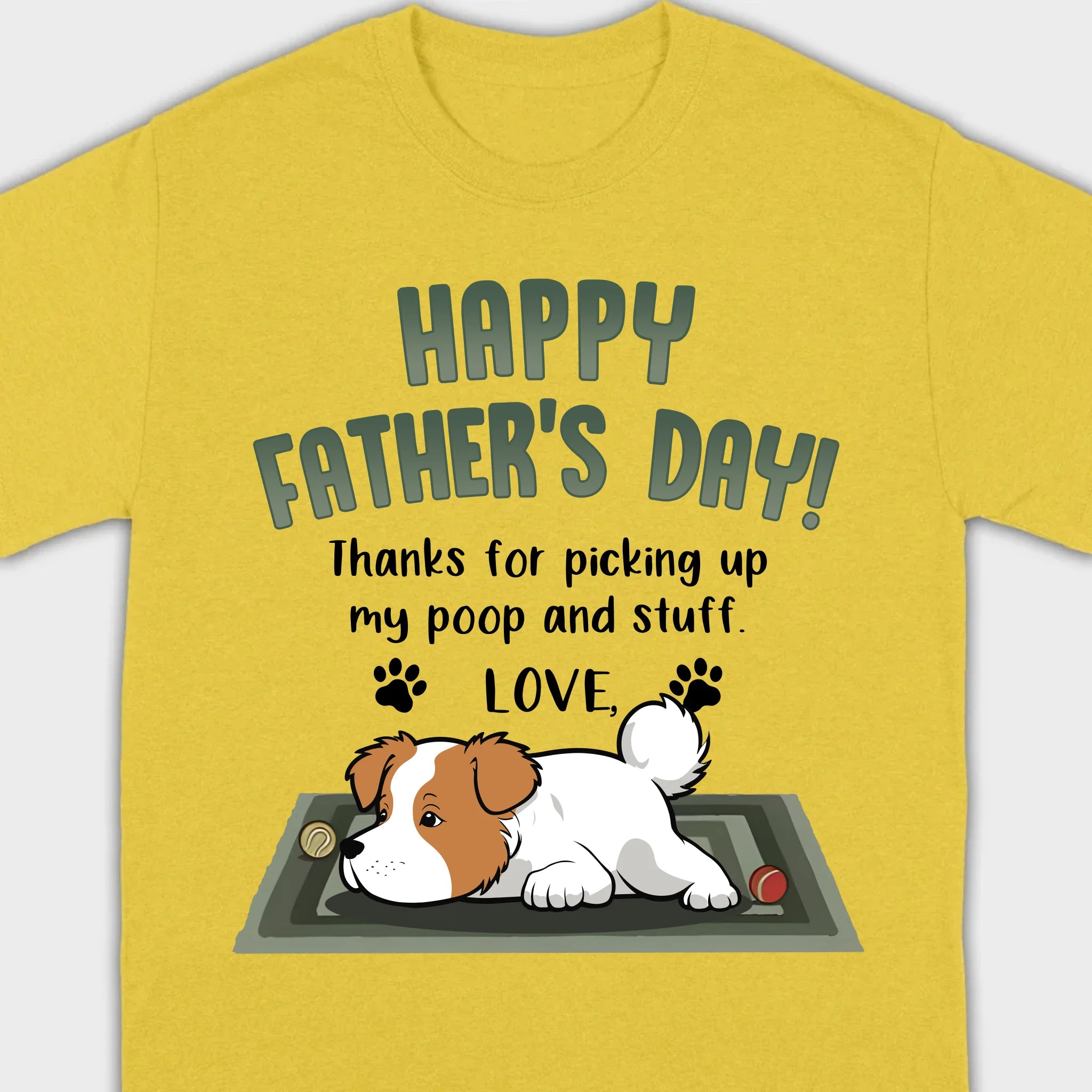 Custom Father’s Day Dog T-Shirt – Funny & Personalized Gift – 89Prints