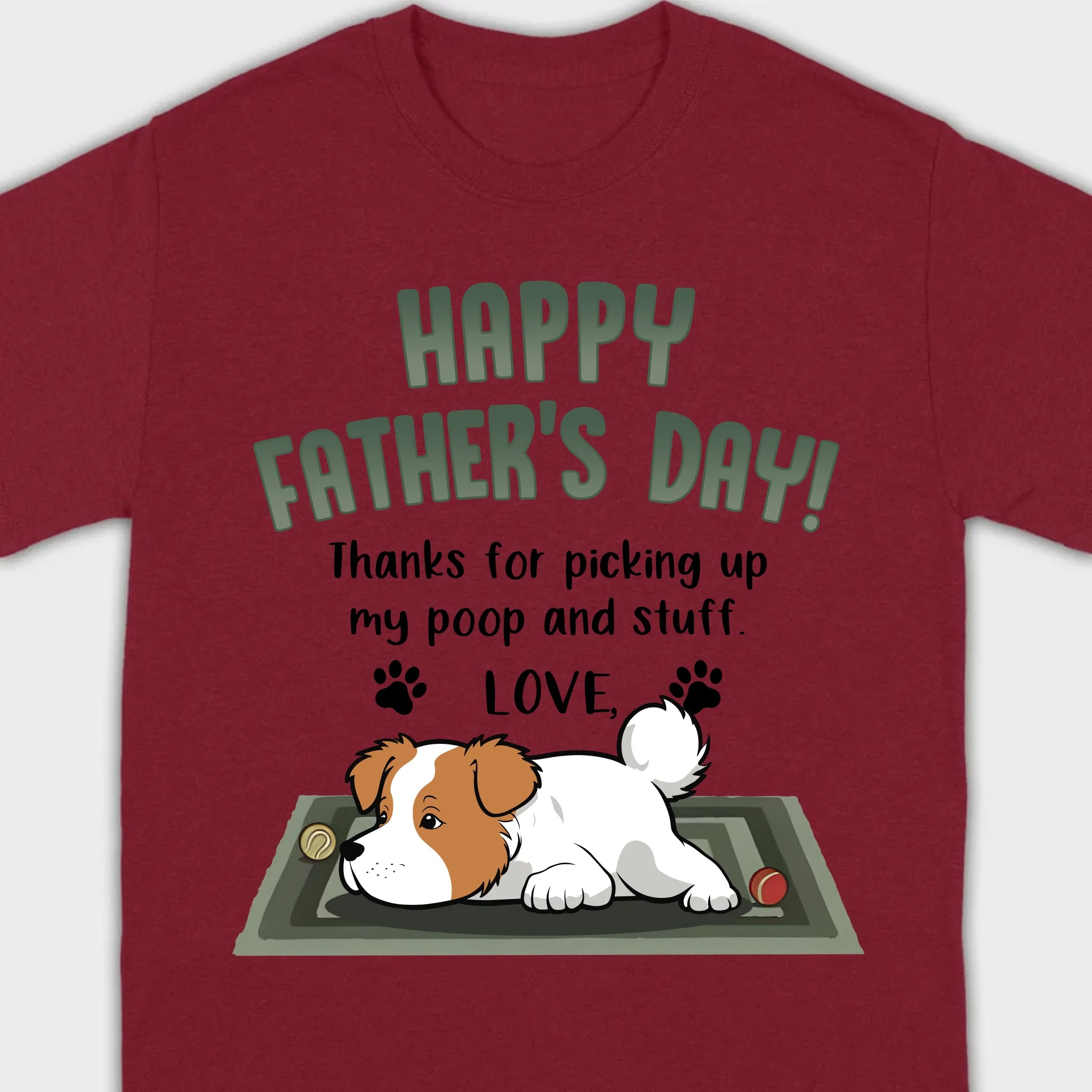 Custom Father’s Day Dog T-Shirt – Funny & Personalized Gift – 89Prints