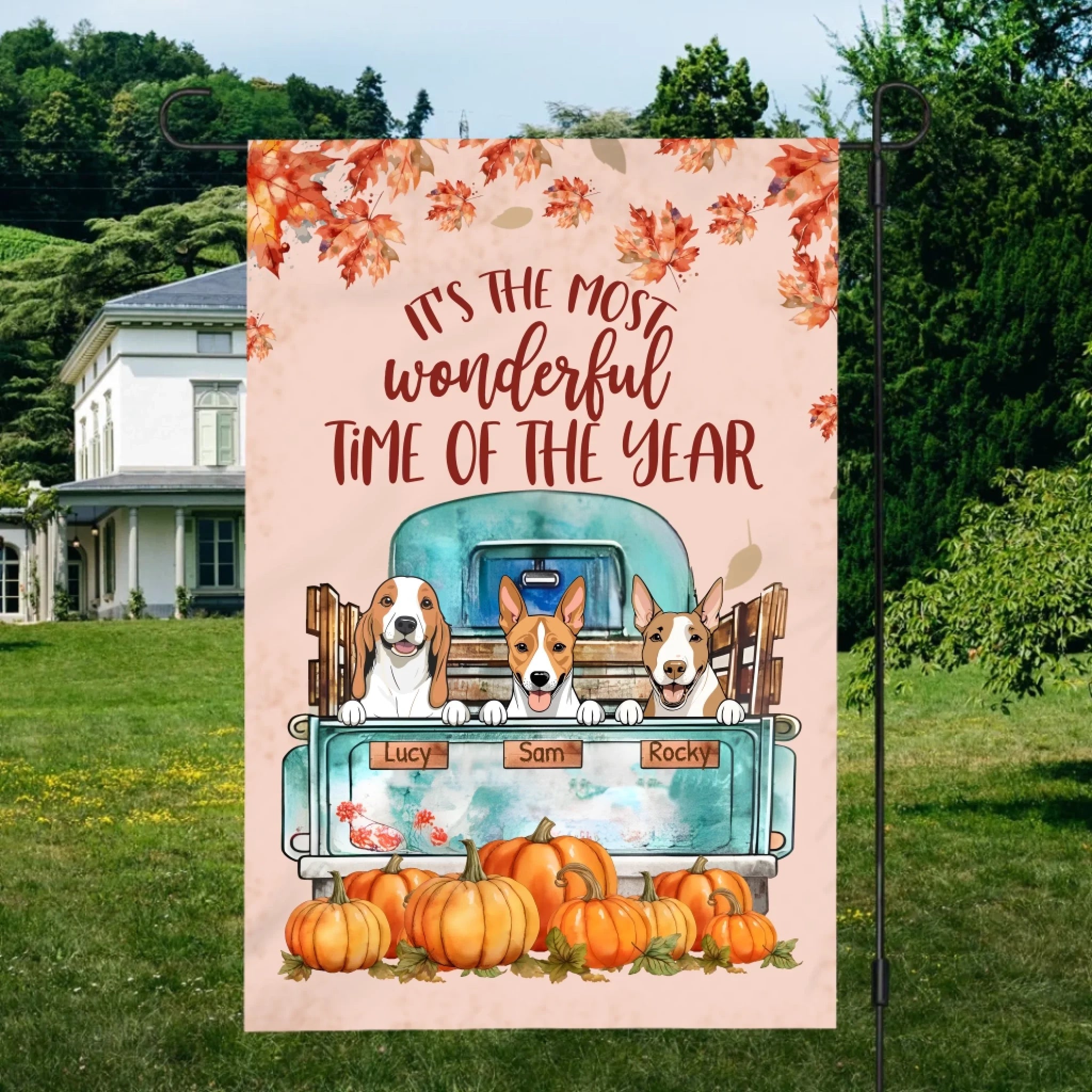 Celebrate the Most Wonderful Time with Custom Dog Flags by 89Prints