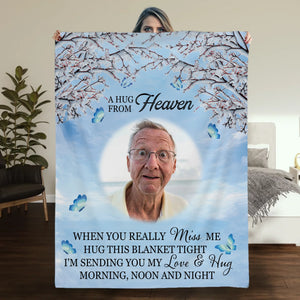 Personalized Remembrance Blanket – A Hug from Heaven to Warm Your Heart - 89Prints
