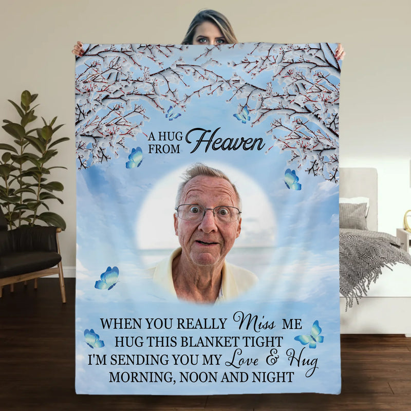 Personalized Remembrance Blanket – A Hug from Heaven to Warm Your Heart - 89Prints