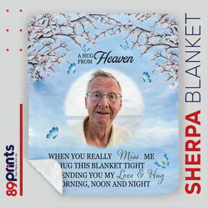 Personalized Remembrance Blanket – A Hug from Heaven to Warm Your Heart - 89Prints