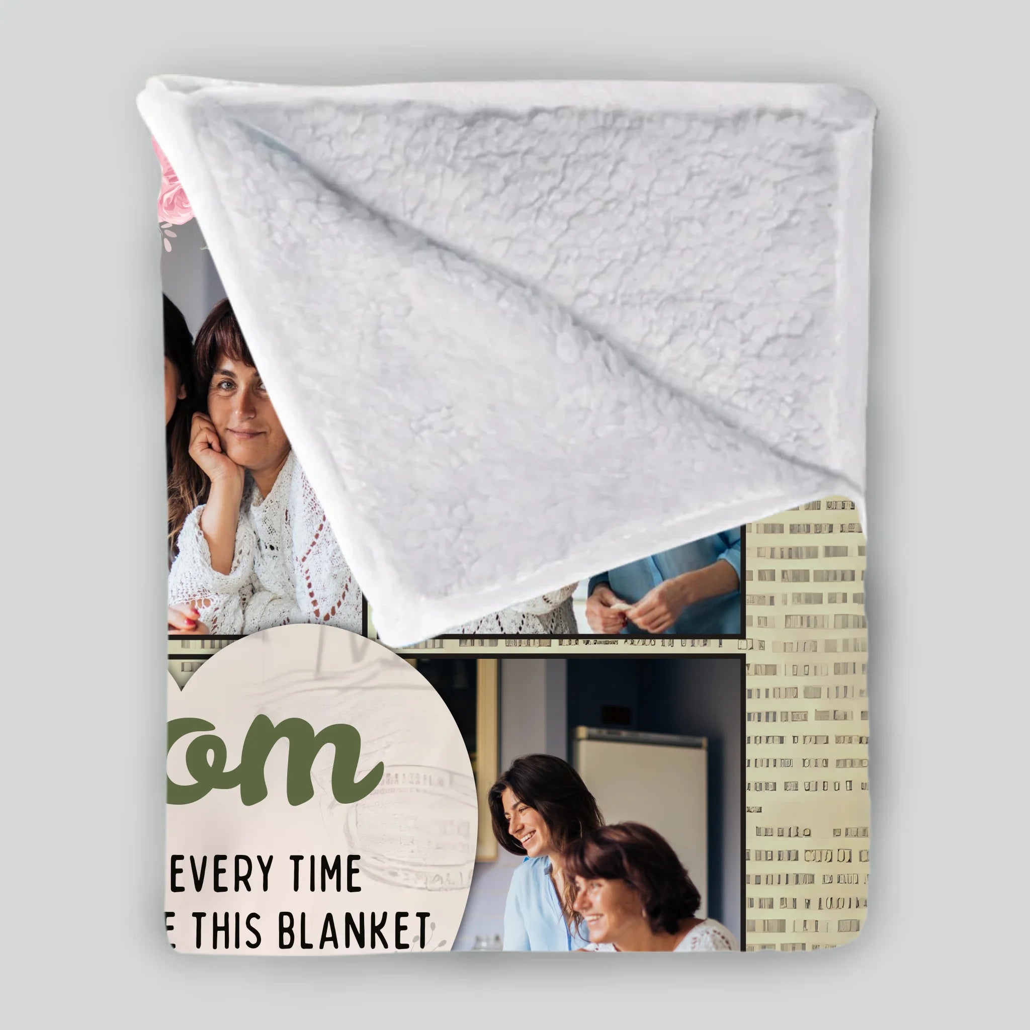Personalized Memorial Blanket – In Loving Memory of Mom - 89Prints