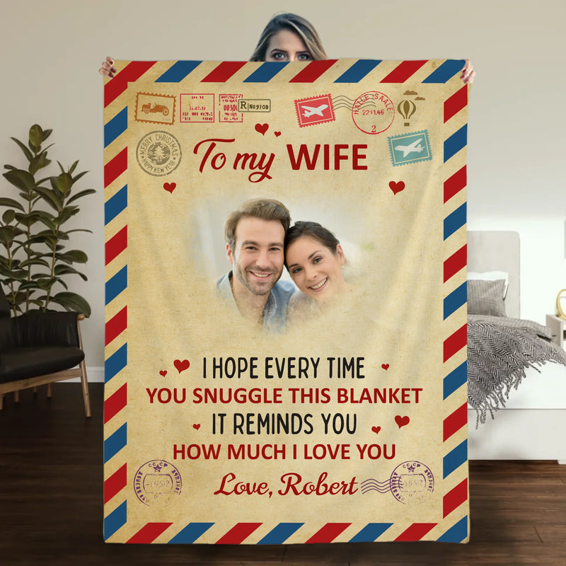 Personalized Blanket for Wife – A Cozy Gift Wrapped in Love - 89Prints