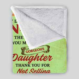 Personalized Blanket – A Funny Gift for Son-in-Law from Father-in-Law or Mother-in-Law - 89Prints