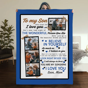 Personalized To My Son Blanket – More Than Just Warmth - 89Prints