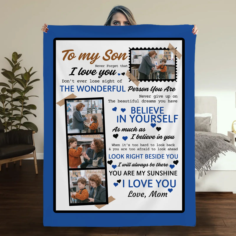 Personalized To My Son Blanket – More Than Just Warmth - 89Prints