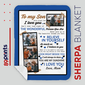 Personalized To My Son Blanket – More Than Just Warmth - 89Prints