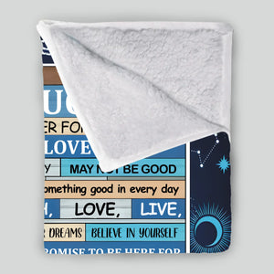 Personalized To My Daughter Blanket – Wrapped in My Love Always - 89Prints