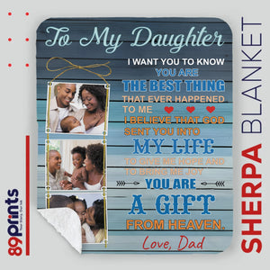 Personalized Blanket – To My Daughter, You Are My Sunshine - 89Prints