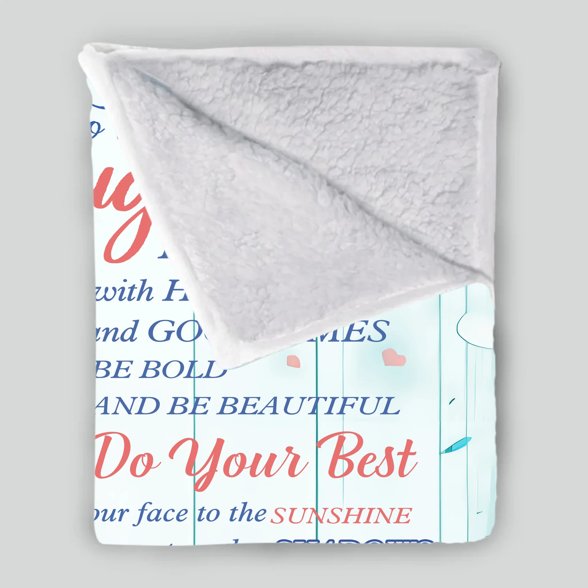 To My Daughter – Personalized Blanket Full of Life Lessons and Love - 89Prints
