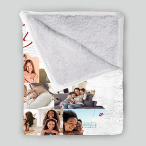 Personalized Blanket – A Loving Message from Mom to Daughter - 89Prints