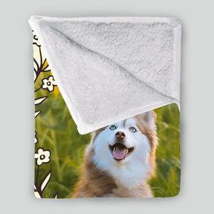 Personalized Dog Memorial Blanket – Always by Your Side - 89Prints