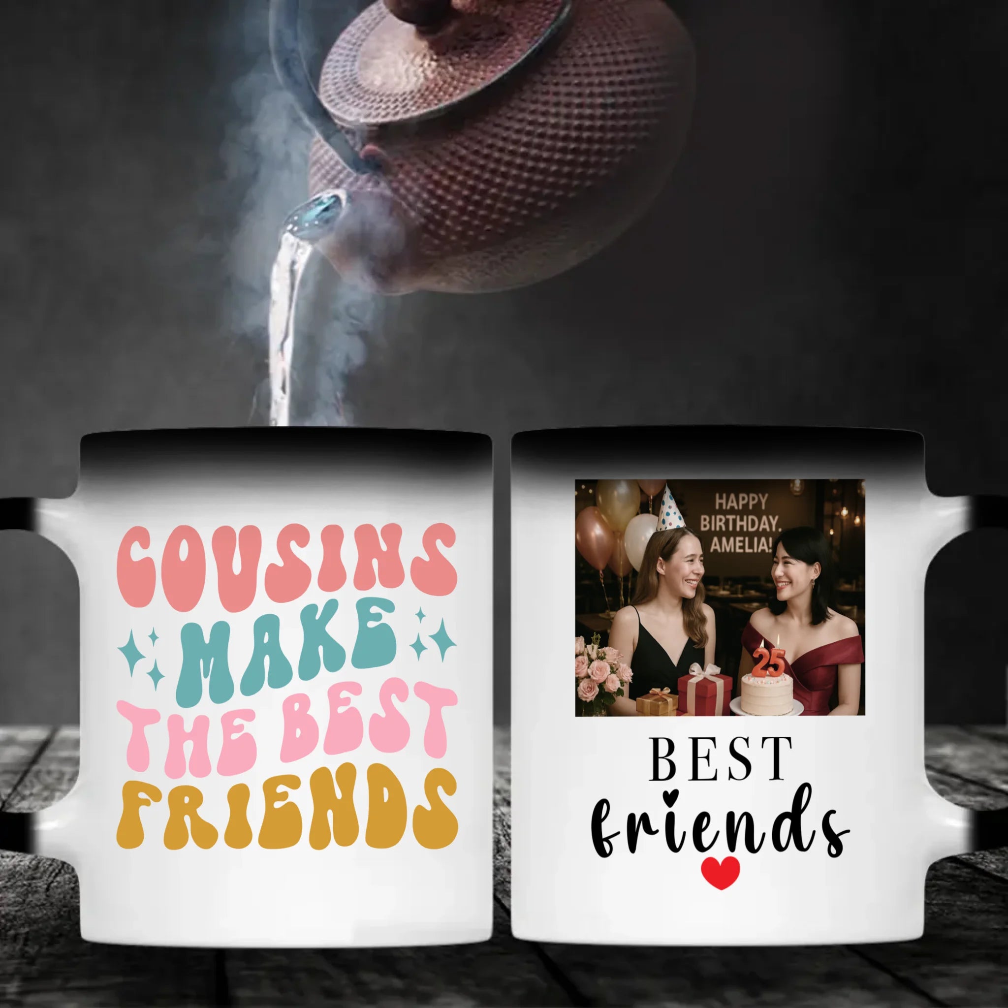 Hidden Message Magic Mug – Personalized Gift for Bestie - 89Prints
