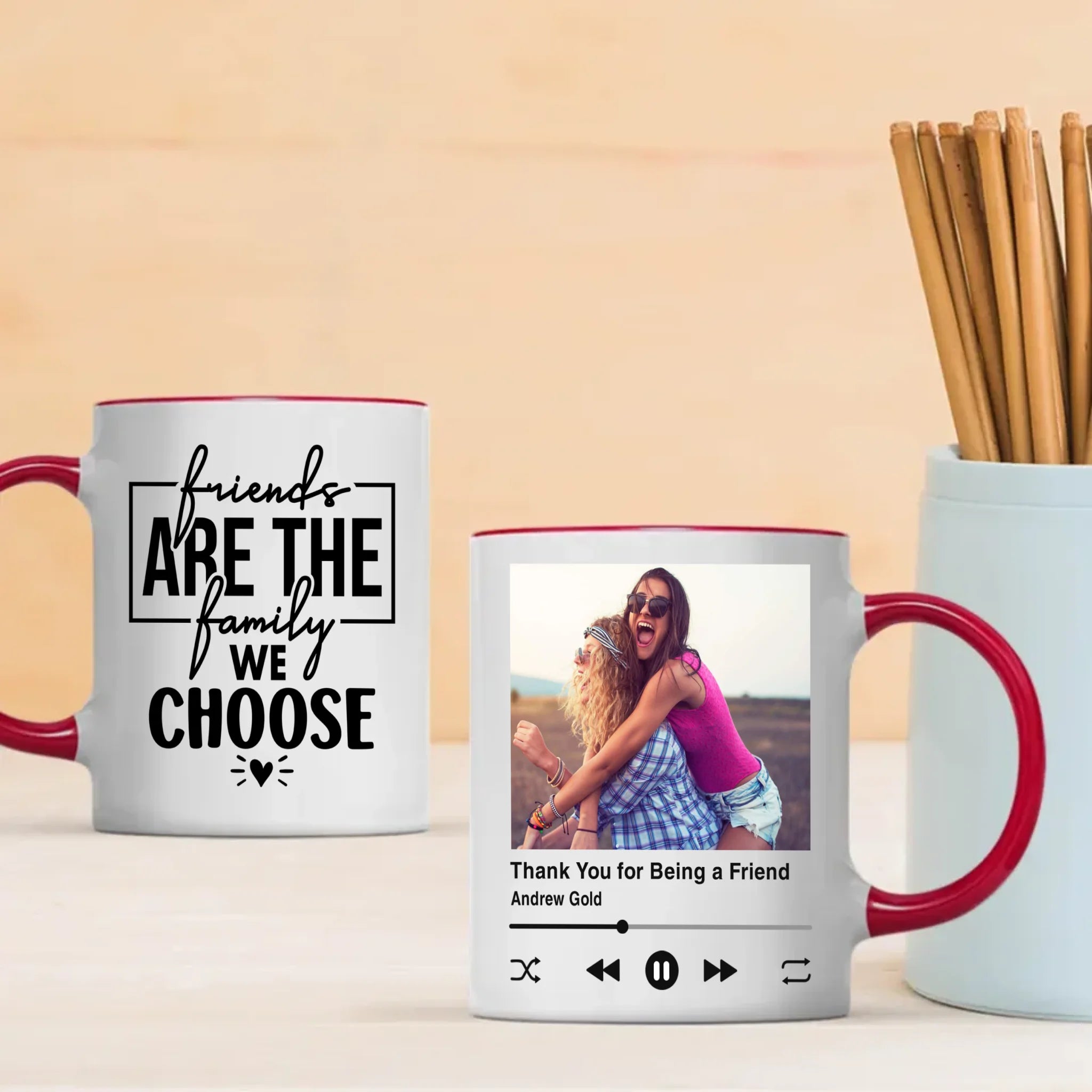 Personalized Friend Mug with Photo – Timeless Friendship Gift - 89Prints