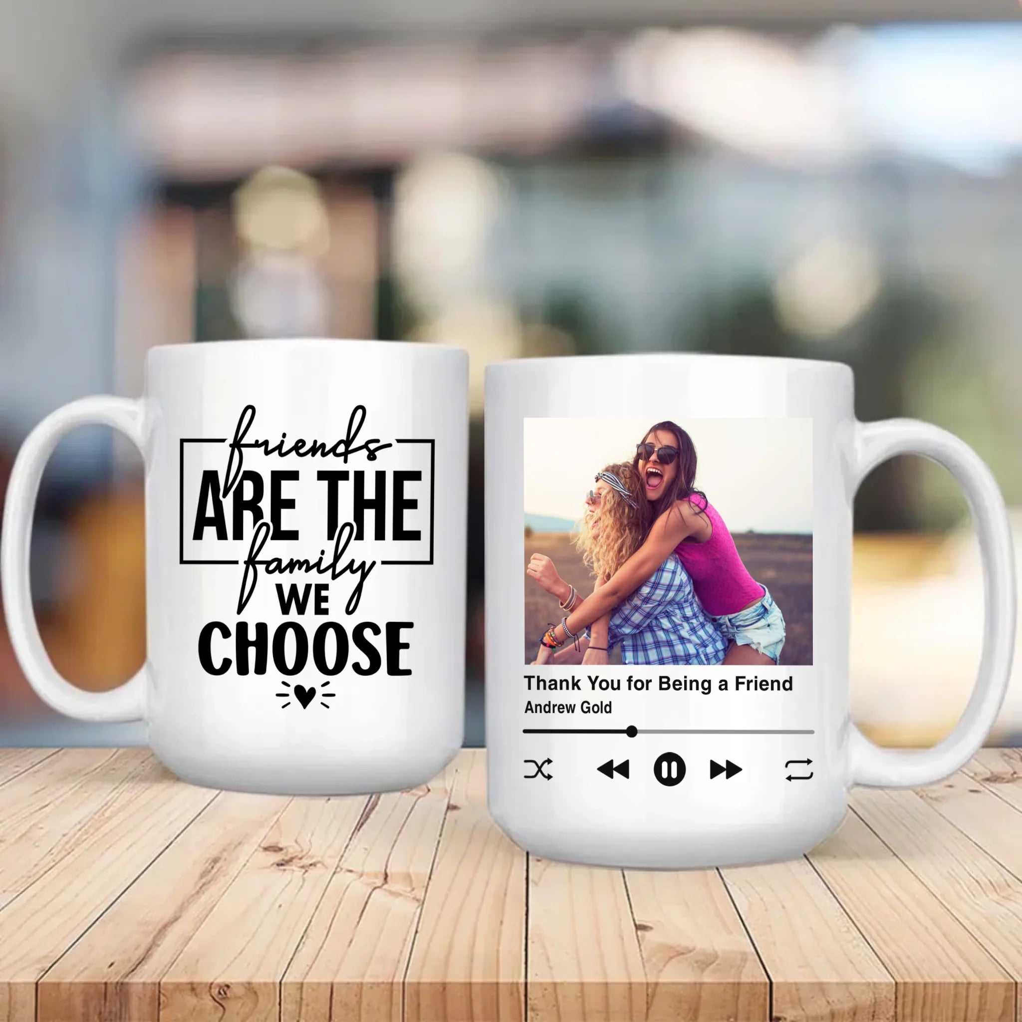Personalized Friend Mug with Photo – Timeless Friendship Gift - 89Prints