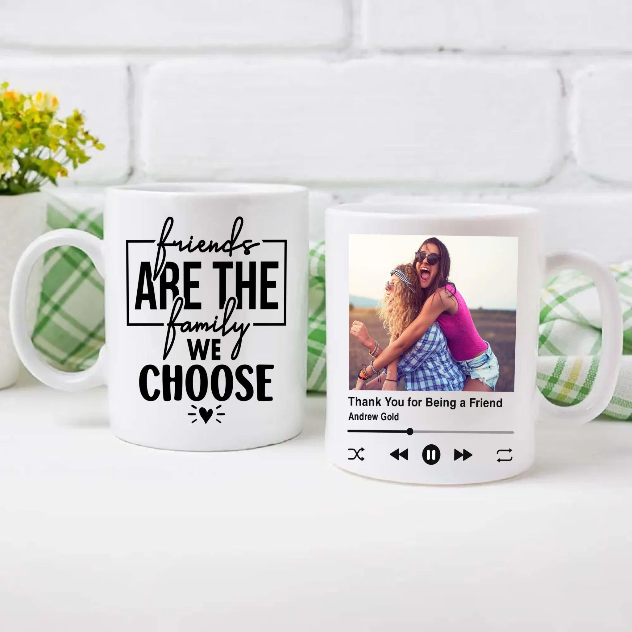 Personalized Friend Mug with Photo – Timeless Friendship Gift - 89Prints