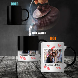 Bestie Magic Mug – Friends Become Family Heat Reveal Surprise - 89Prints