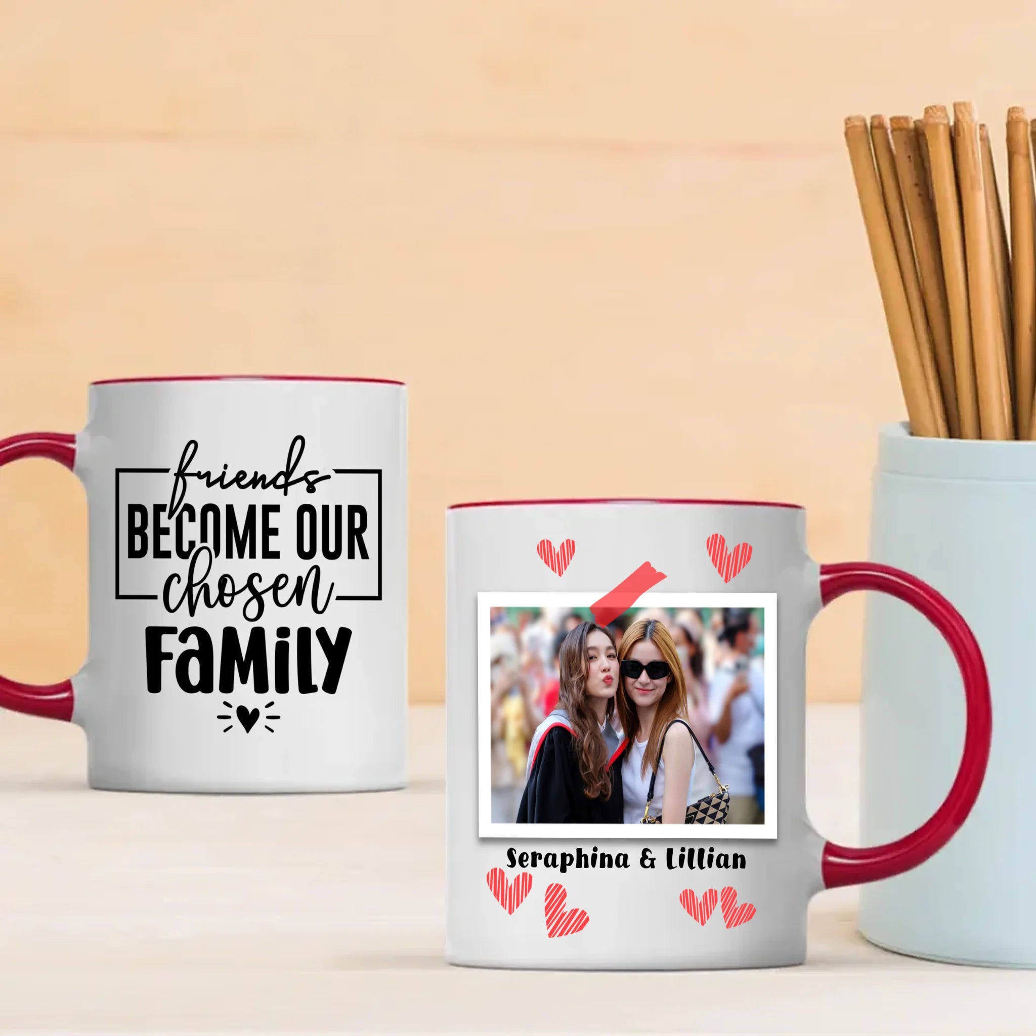 Bestie Magic Mug – Friends Become Family Heat Reveal Surprise - 89Prints