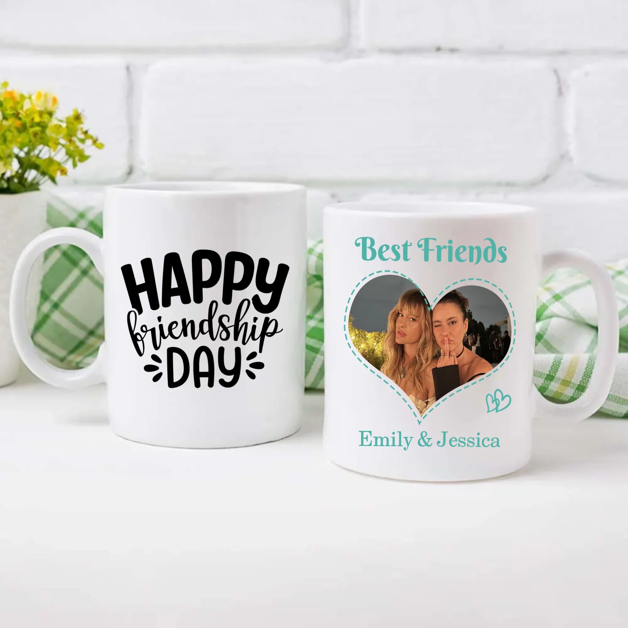 Bestie from the Start – Custom My First Friend Day Cup - 89Prints