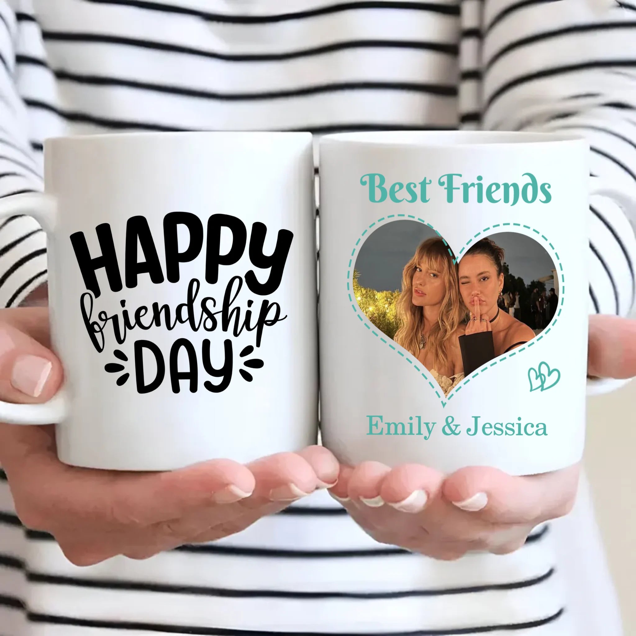 Bestie from the Start – Custom My First Friend Day Cup - 89Prints