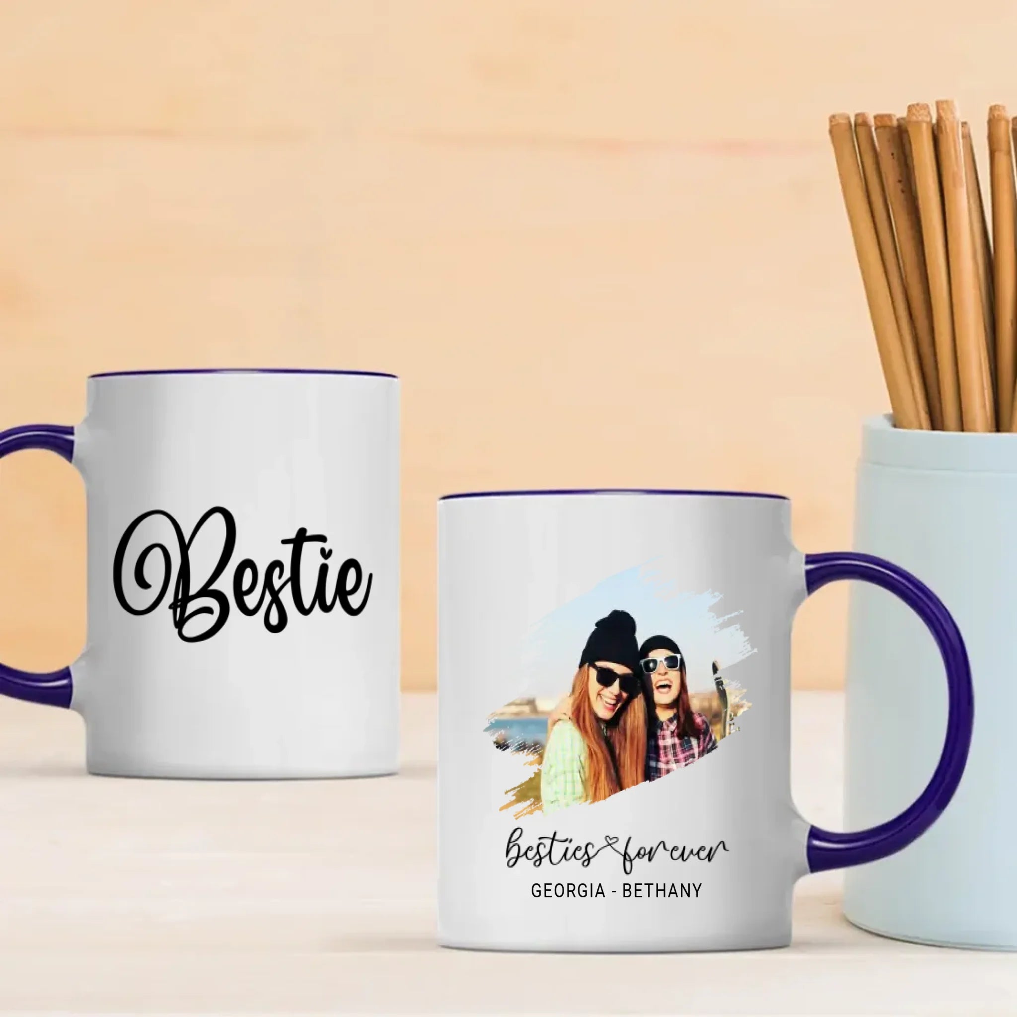 Custom Bestie Mug – Celebrate Your Friendship - 89Prints