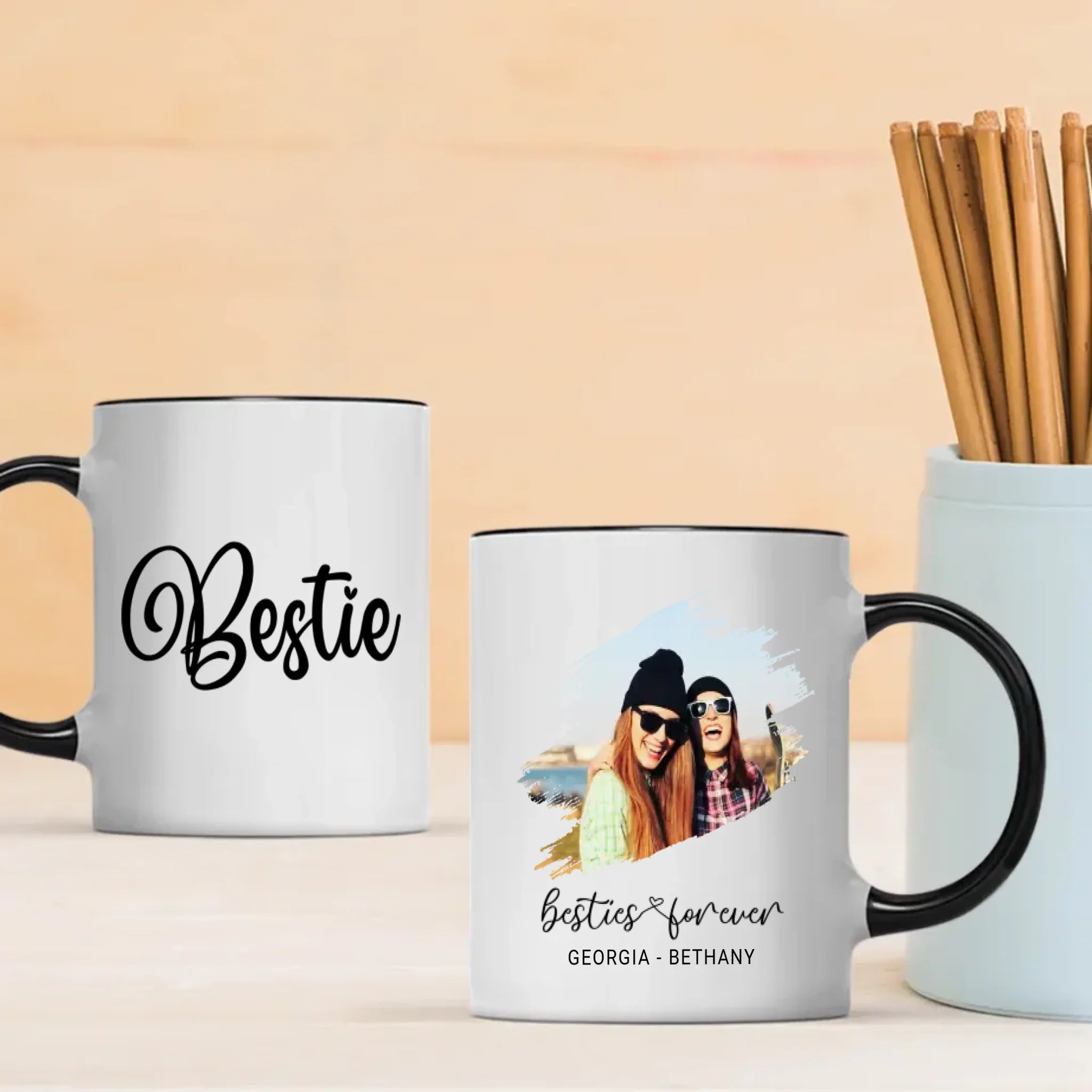 Custom Bestie Mug – Celebrate Your Friendship - 89Prints
