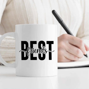 Personalized Mug for Best Friends – Because Friends Make Life Beautiful - 89Prints