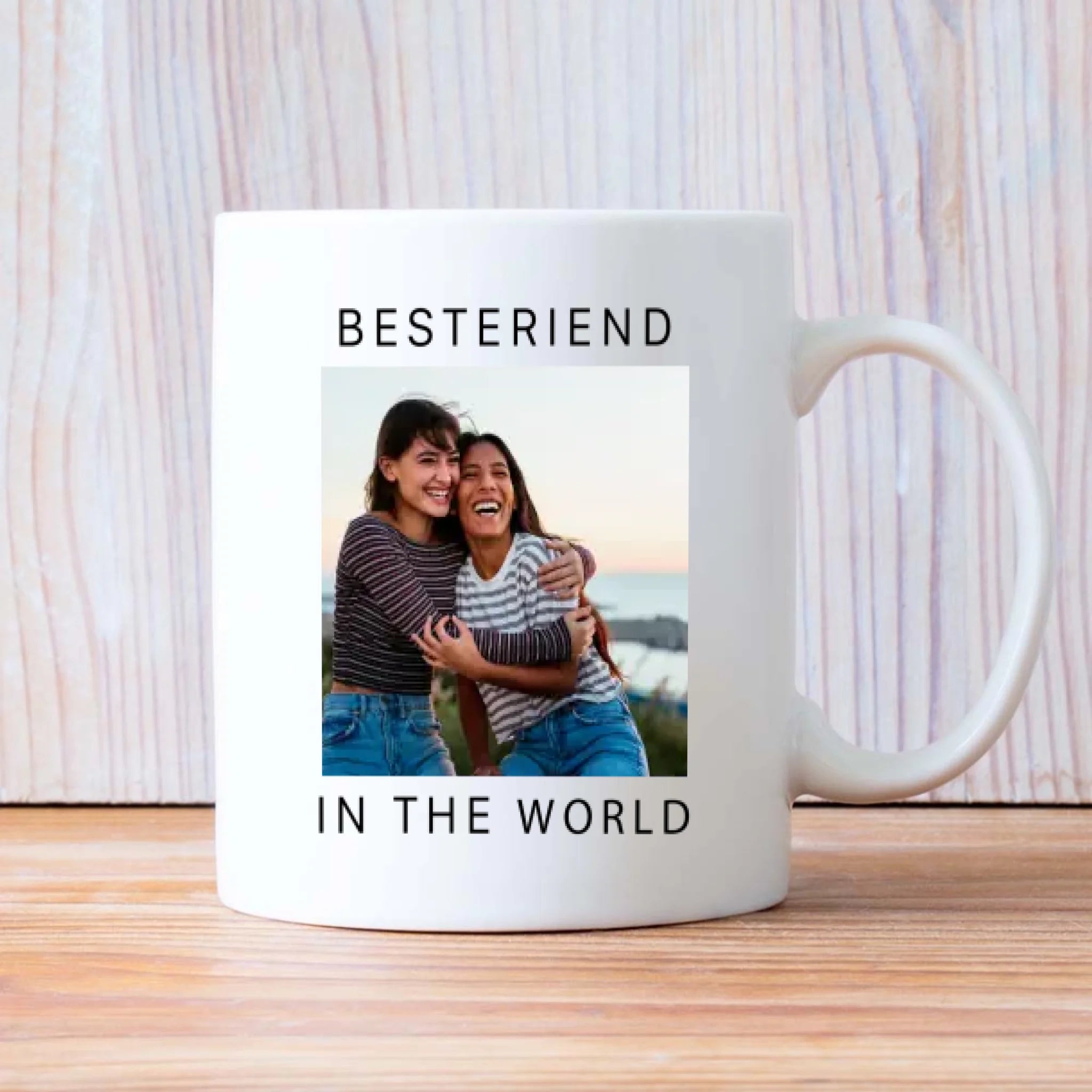 Personalized Mug for Best Friends – Because Friends Make Life Beautiful - 89Prints