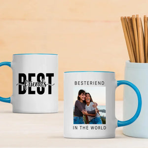 Personalized Mug for Best Friends – Because Friends Make Life Beautiful - 89Prints