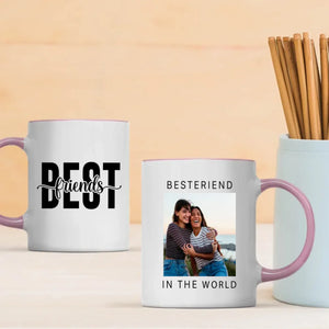 Personalized Mug for Best Friends – Because Friends Make Life Beautiful - 89Prints