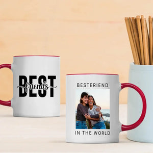 Personalized Mug for Best Friends – Because Friends Make Life Beautiful - 89Prints