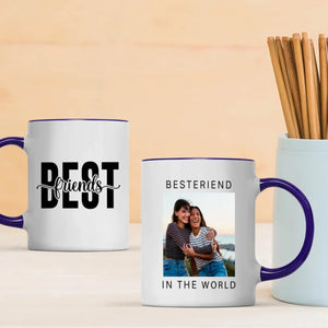 Personalized Mug for Best Friends – Because Friends Make Life Beautiful - 89Prints