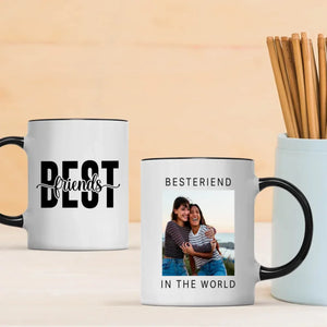 Personalized Mug for Best Friends – Because Friends Make Life Beautiful - 89Prints